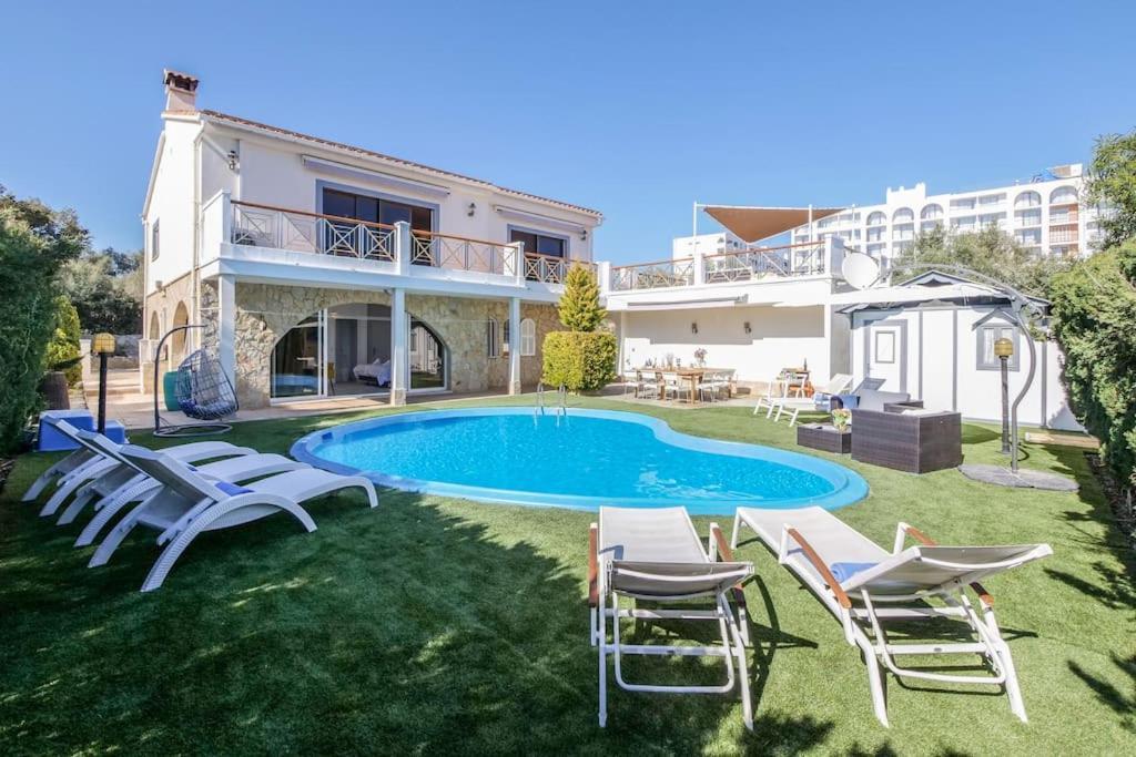 Moderne Villa, Pool+Meerblick,Schnelles Wifi,Klima Cales de Mallorca Eksteriør bilde