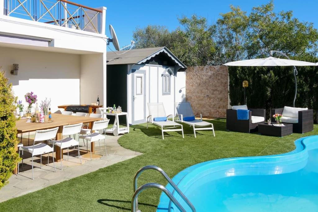 Moderne Villa, Pool+Meerblick,Schnelles Wifi,Klima Cales de Mallorca Eksteriør bilde