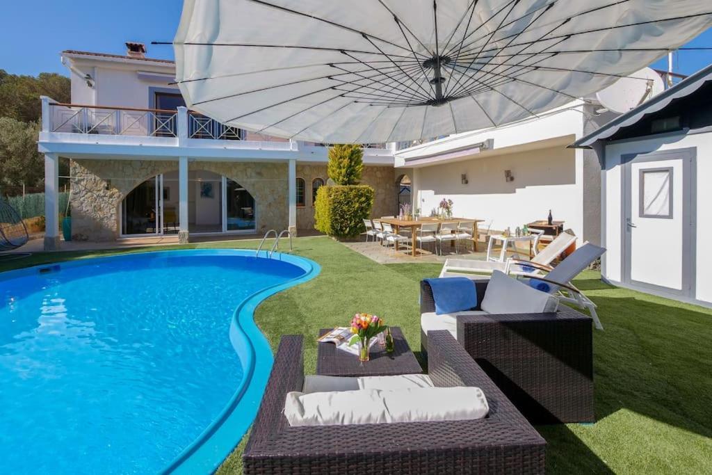 Moderne Villa, Pool+Meerblick,Schnelles Wifi,Klima Cales de Mallorca Eksteriør bilde