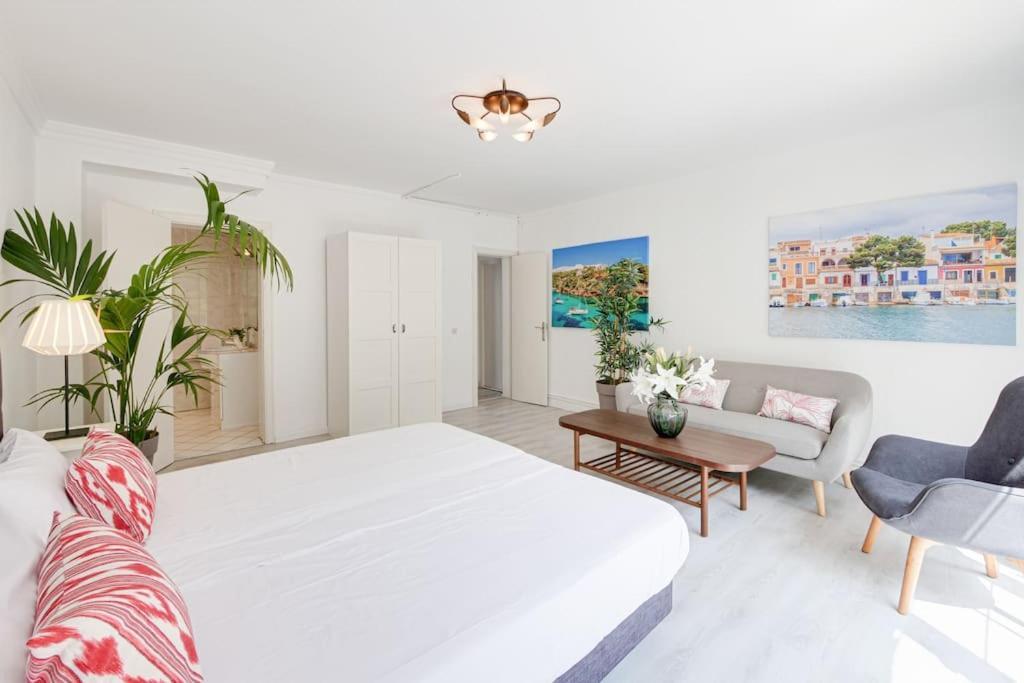 Moderne Villa, Pool+Meerblick,Schnelles Wifi,Klima Cales de Mallorca Eksteriør bilde