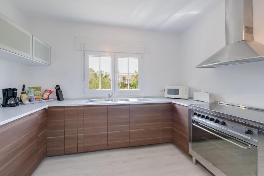 Moderne Villa, Pool+Meerblick,Schnelles Wifi,Klima Cales de Mallorca Eksteriør bilde