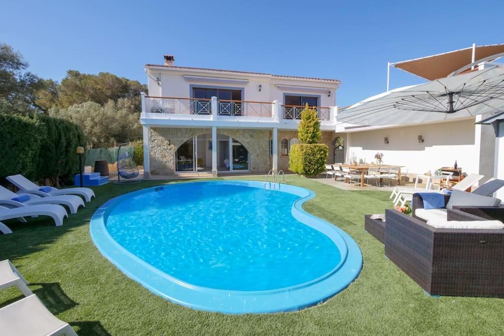 Moderne Villa, Pool+Meerblick,Schnelles Wifi,Klima Cales de Mallorca Eksteriør bilde