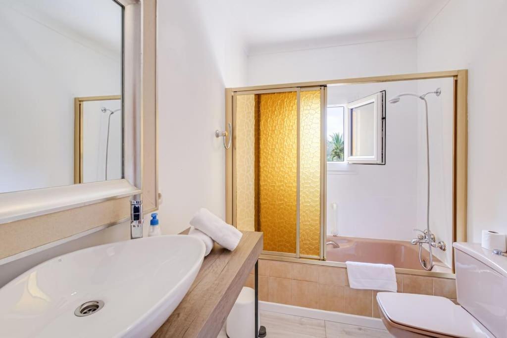 Moderne Villa, Pool+Meerblick,Schnelles Wifi,Klima Cales de Mallorca Eksteriør bilde