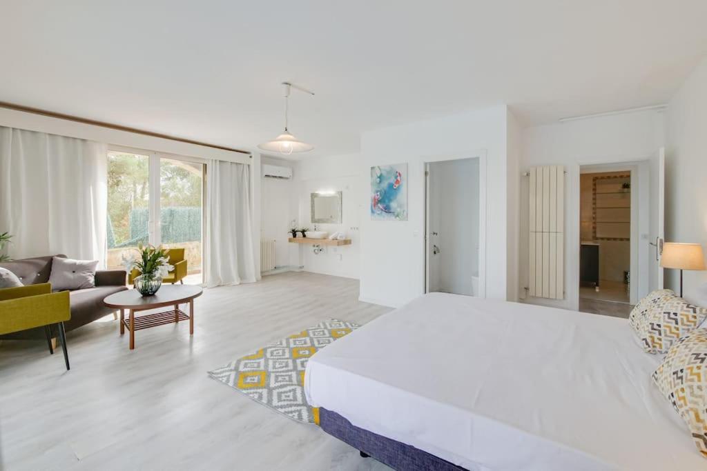 Moderne Villa, Pool+Meerblick,Schnelles Wifi,Klima Cales de Mallorca Eksteriør bilde