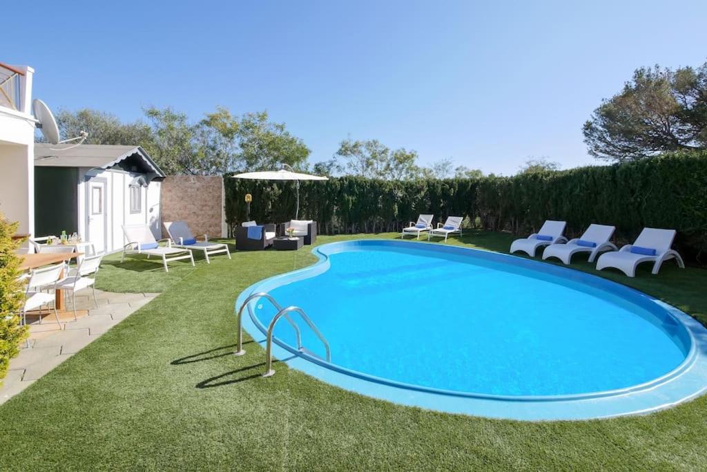 Moderne Villa, Pool+Meerblick,Schnelles Wifi,Klima Cales de Mallorca Eksteriør bilde