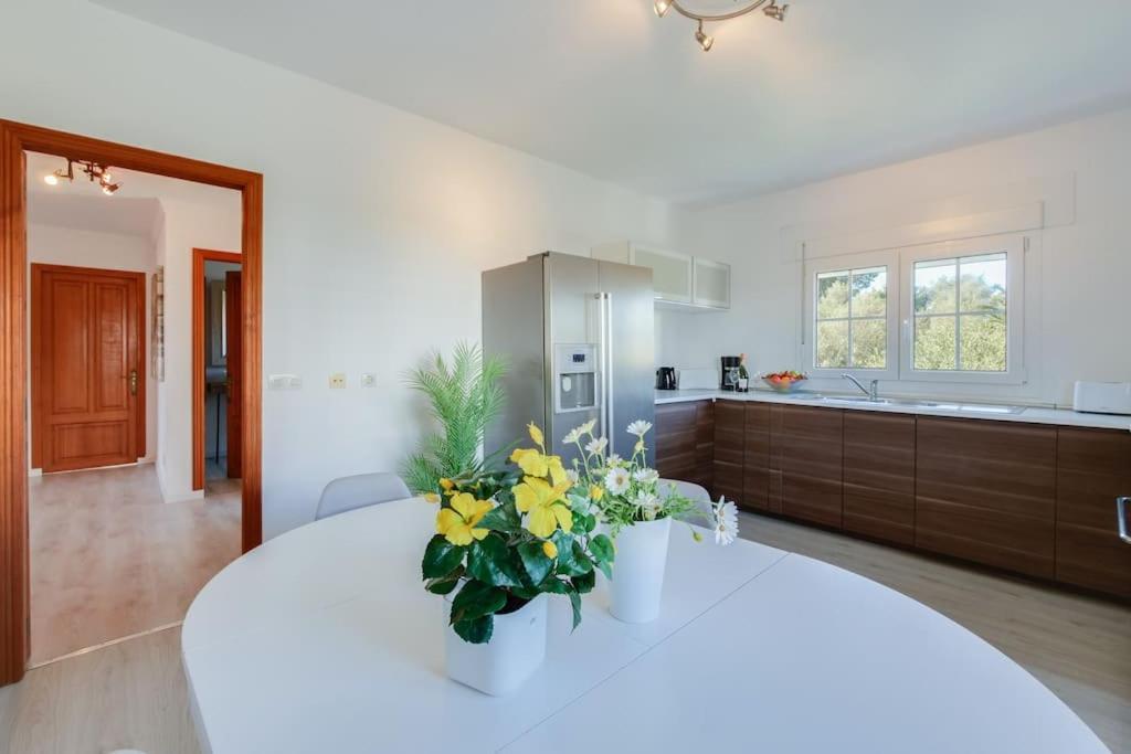 Moderne Villa, Pool+Meerblick,Schnelles Wifi,Klima Cales de Mallorca Eksteriør bilde