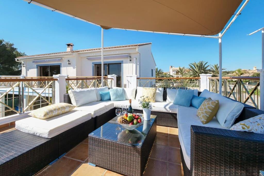 Moderne Villa, Pool+Meerblick,Schnelles Wifi,Klima Cales de Mallorca Eksteriør bilde