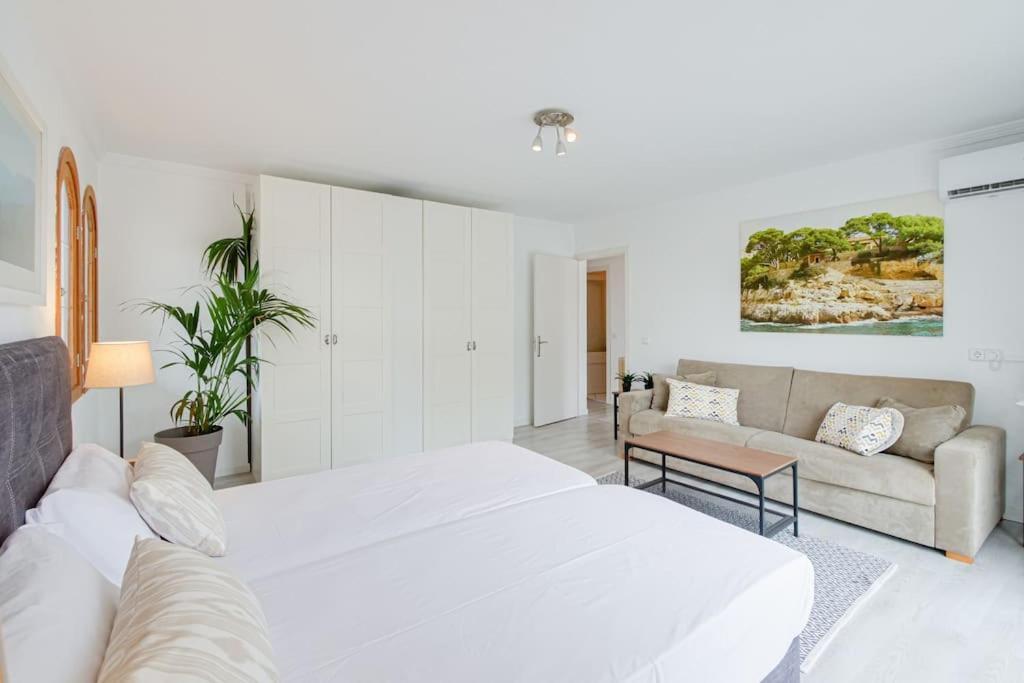 Moderne Villa, Pool+Meerblick,Schnelles Wifi,Klima Cales de Mallorca Eksteriør bilde