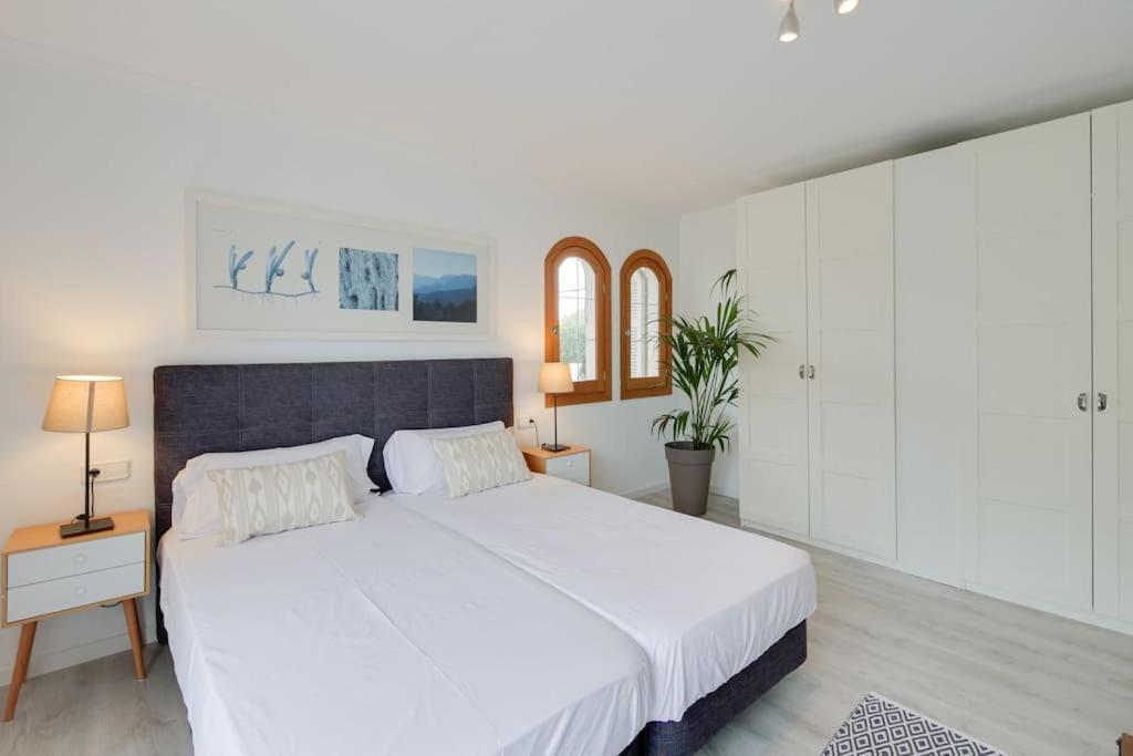 Moderne Villa, Pool+Meerblick,Schnelles Wifi,Klima Cales de Mallorca Eksteriør bilde